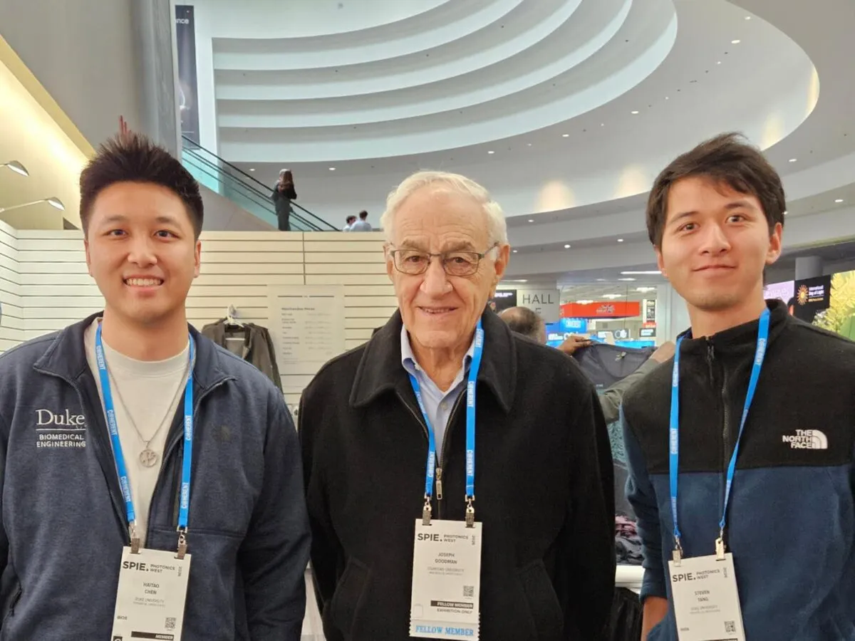 Meeting Prof. Joseph Goodman at SPIE Photonics West 2026