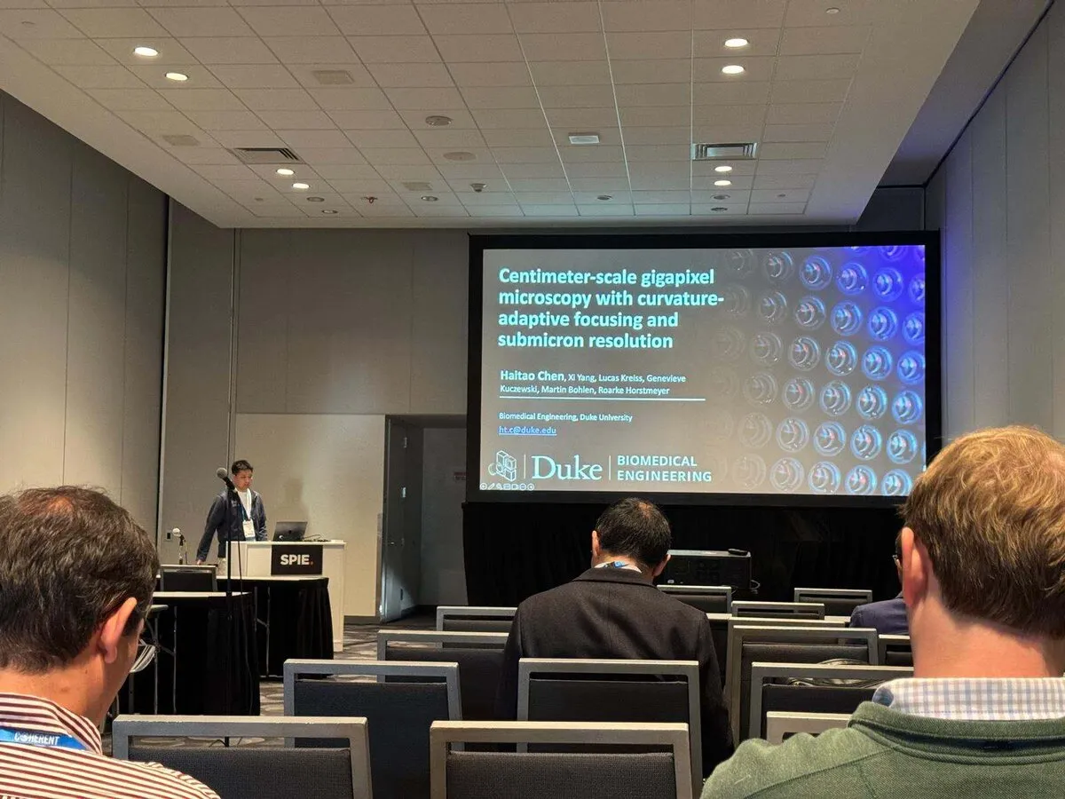 Giving a talk at SPIE Photonics West 2026