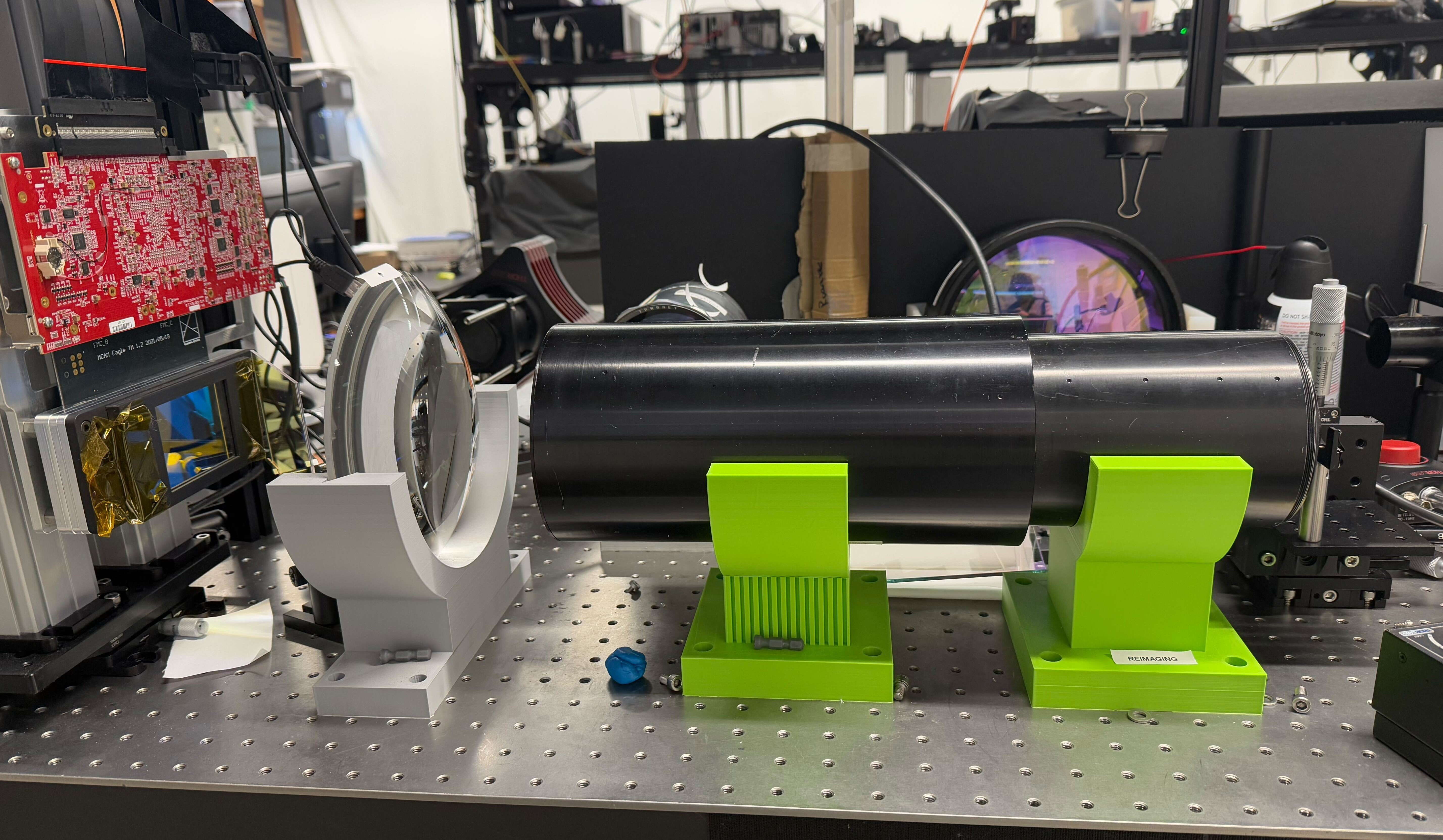 Curvature-adaptive gigapixel microscopy